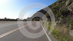 Big Sur Pacific Coast Highway Northbound 7 McWay Falls to Pfeiffer Beach 04 Front View MultiCam Driving Plate
