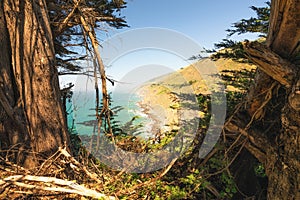 Big Sur at Ragged Point, California Coastline.