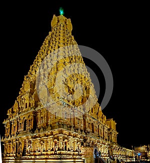 Big Temple Thanjavur
Brihadeeshwara Temple (Peruvudaiyar Kovil) at night, Unesco world heritage site, Tamilnadu, India