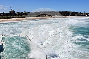 Big tide at Bondi beach after a big storm