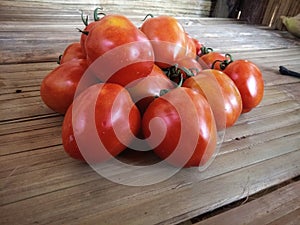 Big tomatoes freshly