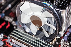 Big tower cooler for central processing unit