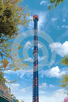 Big Tower - The Highest Toy in the Park - Beto Carrero World - Santa Catarina . Brazil photo