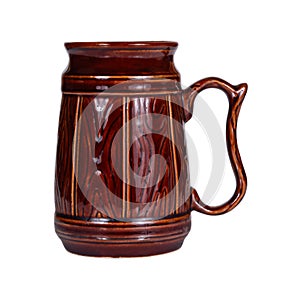 Big traditional ceramic mug