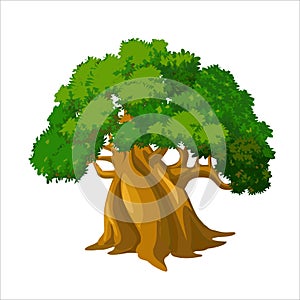 Big Tree Vector illustration