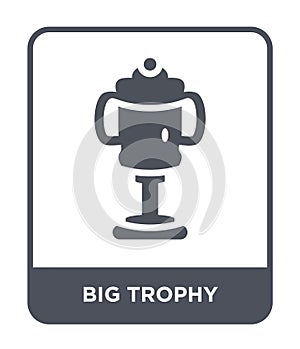 big trophy icon in trendy design style. big trophy icon isolated on white background. big trophy vector icon simple and modern