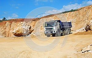 Big truck in a quarry