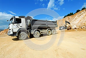 Big truck in a quarry