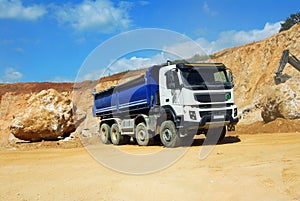 Big truck in a quarry