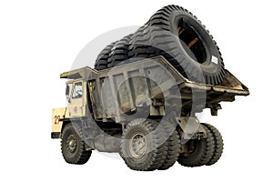 Big truck with tires