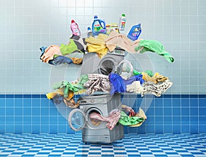 The big washing concept.