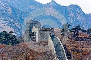 Big watchtower of the China Great Wall