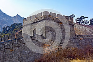 Big watchtower of the China Great Wall