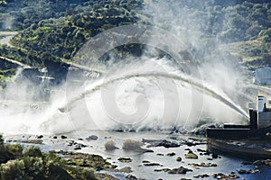 Big water discharge photo