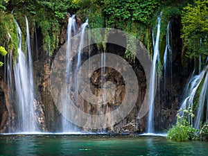 Big Waterfalls, Plitvice Lakes, National Park, Forest, Croatia