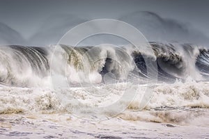 Big wave breaking