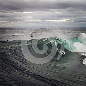 Big wave surfer