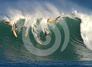 Big Wave Surfing in Hawaii