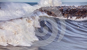 Big waves at Donostia photo