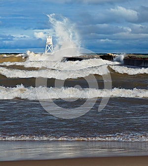 Big Waves at Grand Marais