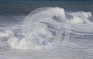 Big Waves from `Praia Norte` in Nazare.