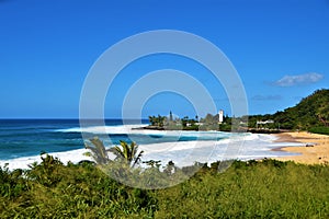 Big Waves at Waimea Bay, Oahu, Hawaii, USA