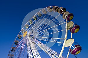 Big wheel in a amusement park
