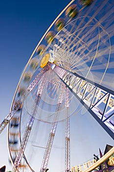 Big wheel on a fun fair