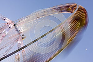 Big wheel on a fun fair