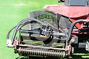 A Big Wheel of Grass Tractor