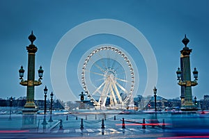 The big wheel in Paris, Place de la Concorde photo