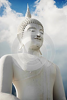 The Big White Buddha statue, Thailand