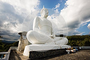 The Big White Buddha statue, Thailand