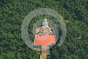 Big White Buddha, Wat Phra That Mae Yen in Pai, Mae Hong Son, Chiang Mai, thailand