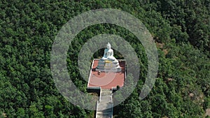 Big White Buddha, Wat Phra That Mae Yen in Pai, Mae Hong Son, Chiang Mai, thailand