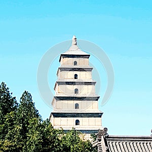 Big wild goose pagoda