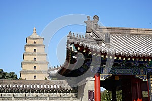 The Big Wild Goose Pagoda Xi`an