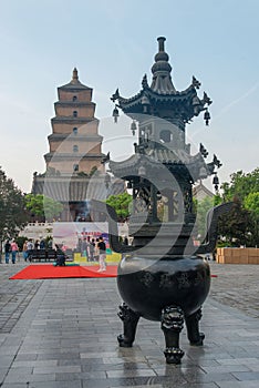 Big Wild Goose Pagoda in Xian