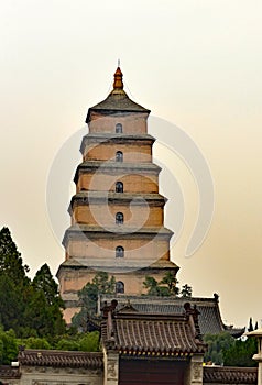Big Wild Goose Pagoda, Xian, Shaanxi, China