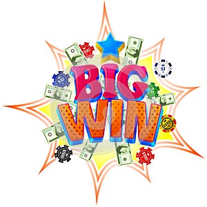 Big win casino banner.