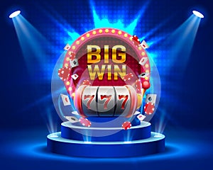 Big win slots 777 banner casino. photo