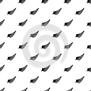 Big wing bird pattern, simple style