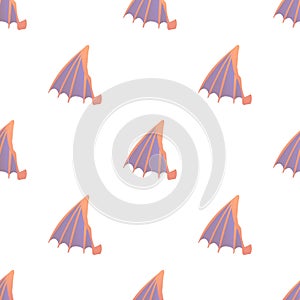 Big wing pattern seamless vector