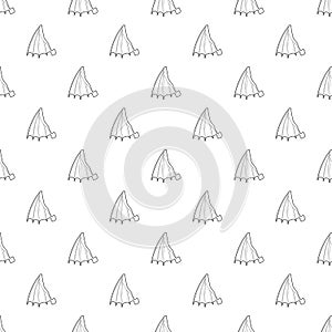 Big wing pattern vector seamless