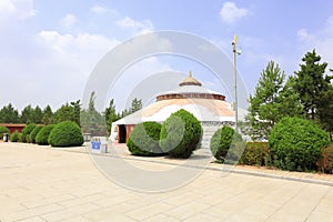 Big yurt of genghis khan mausoleum, adobe rgb