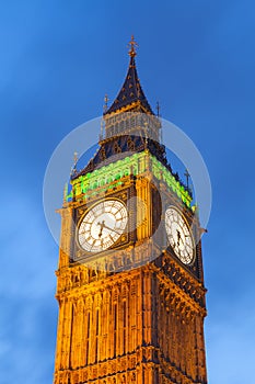 Bigben and house of parliament in London England, UK