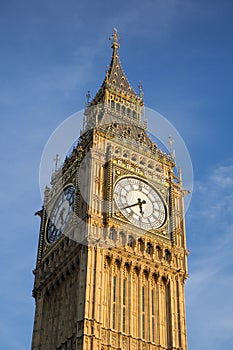 Bigben and house of parliament in London England, UK photo