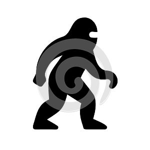 Bigfoot icon vector