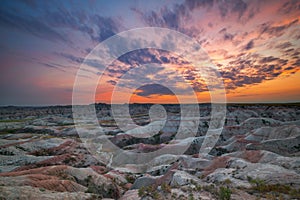 Bigfoot pass overlook in Badlands National Park