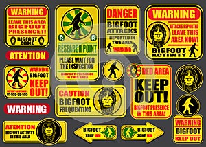 Bigfoot Signs Collection photo